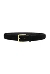 Rohe Suede Belt In Black