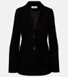 Rohe Suede Blazer In Black