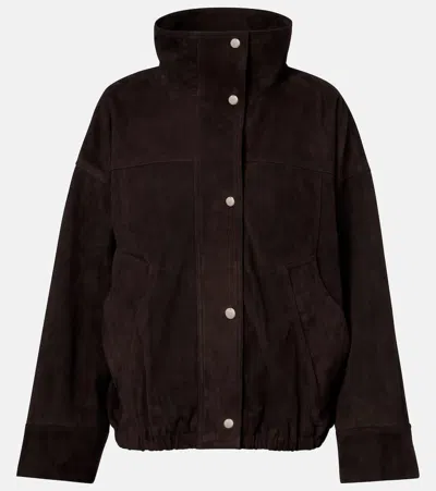 Rohe Róhe Suede Jacket In Brown