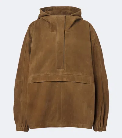 Rohe Róhe Suede Jacket In Brown
