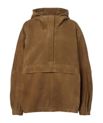 Rohe Suede Jacket In Brown