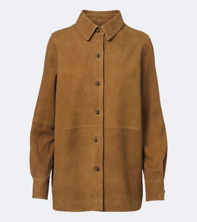 Rohe Mandarin-fastening Coat In Brown