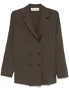 Rohe Tailored Blazer In Brown