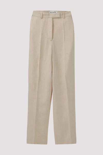 Rohe Tailored Mini Trousers In Beige
