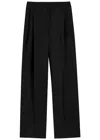 Rohe Tailored Wool-blend Trousers In Black
