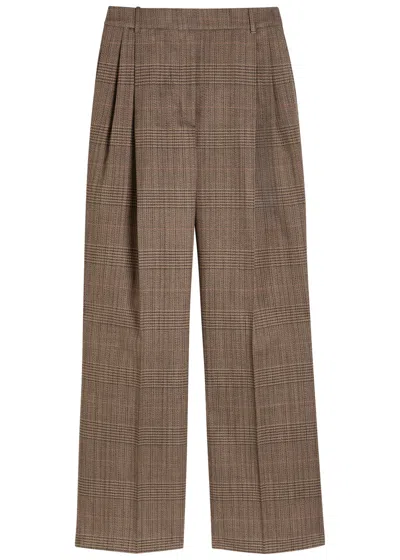 ROHE ROHE TARTAN WOOL TROUSERS