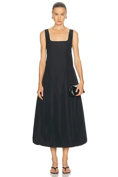 Rohe Technical Volume Maxi Dress In Black
