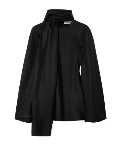 Rohe Tie-front Shirt In Black