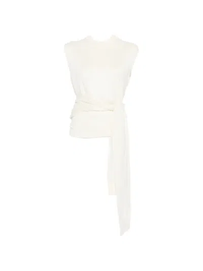 Rohe Tie-waist Top In White