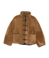 Rohe Toggle-fastening Pocket Jacket In Brown