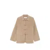 Rohe Toggle-fastening Patch-pocket Jacket In Pink