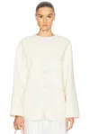 Rohe Traditional Double-faced Jacket In Off White