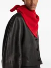 Rohe Triangle Scarf In Red