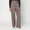 Rohe Trousers In Prince Of Wales Check In Brown