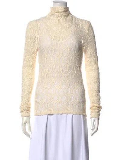 Pre-owned Rohe Turtleneck Long Sleeve Sweatshirt In Neutral