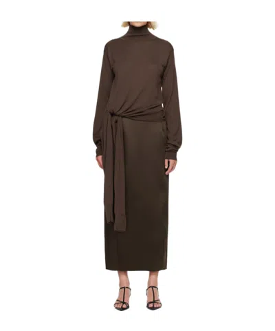 Rohe Turtleneck Sweater In Black