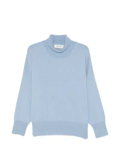 Rohe Turtleneck Sweater In Blue