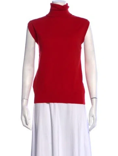 Pre-owned Rohe Turtleneck Sweater In Red