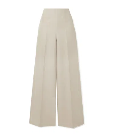 Rohe Twill Wide-leg Casual Pants In Neutral