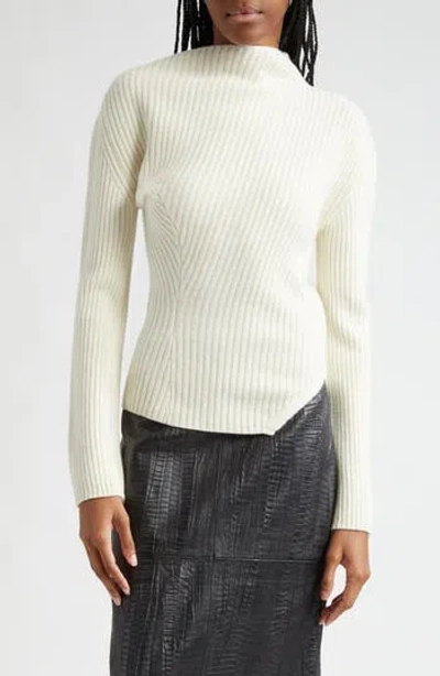 ROHE RÓHE TWISTED RIB WOOL SWEATER
