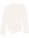 Shop Rohe Twisted Ribbed Sweater In White