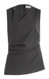 Rohe Twisted Wool Top In Gray