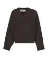 Rohe Sculptural Compact-knit Sweater In Brown