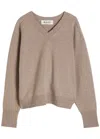 Rohe V-neck Wool Jumper In Neutral
