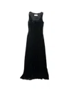 VELVET BIAS-CUT DRESS
