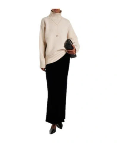 Rohe Velvet Maxi Skirt In Black