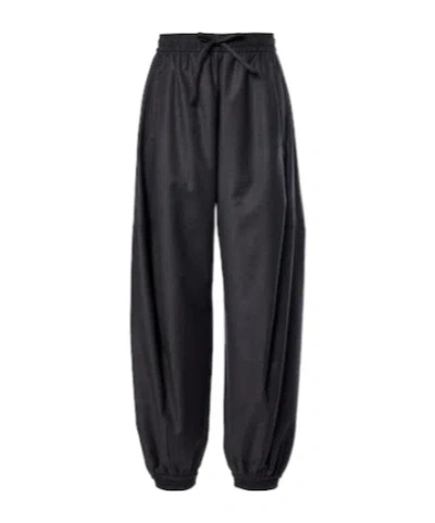 Rohe Virgin Wool Balloon Pants In Black