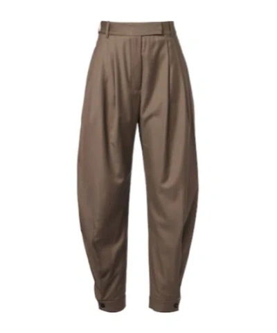 Rohe Virgin Wool Balloon Pants In Brown