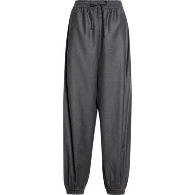 Rohe Róhe Virgin Wool Balloon Track Joggers In Gray