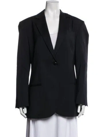 Pre-owned Rohe Virgin Wool Blazer In Black