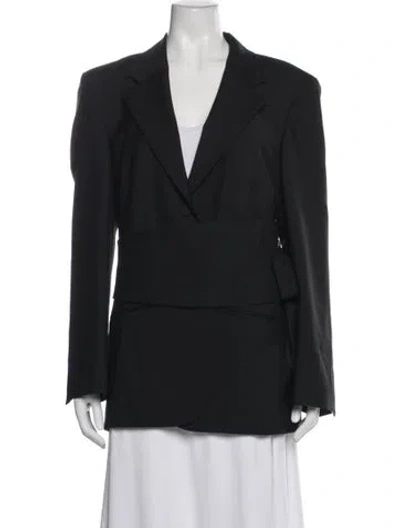 Pre-owned Rohe Virgin Wool Coat In Gray