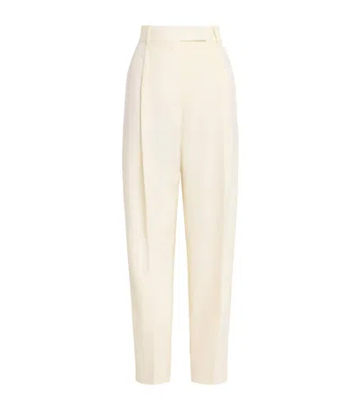 Rohe Róhe Virgin Wool Daria Trousers In White