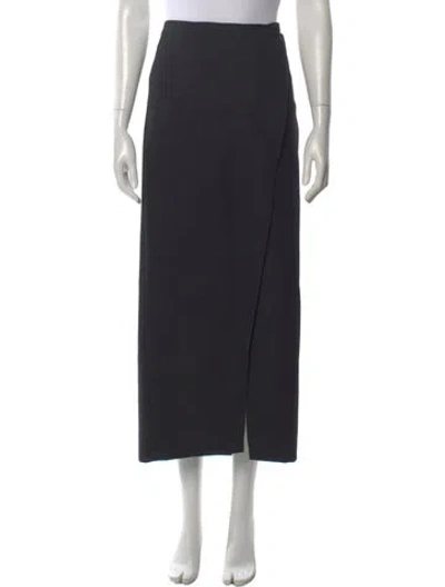 Pre-owned Rohe Virgin Wool Long Skirt In Multi