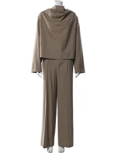 Pre-owned Rohe Virgin Wool Pantsuit W/ Tags In Neutral