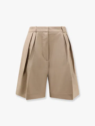 Rohe Virgin Wool Shorts In Brown