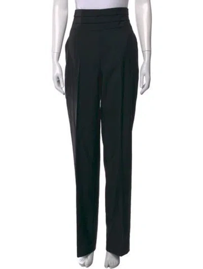 Pre-owned Rohe Virgin Wool Straight Leg Pants W/ Tags In Black
