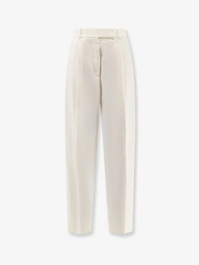 Rohe Virgin Wool Trousers In White