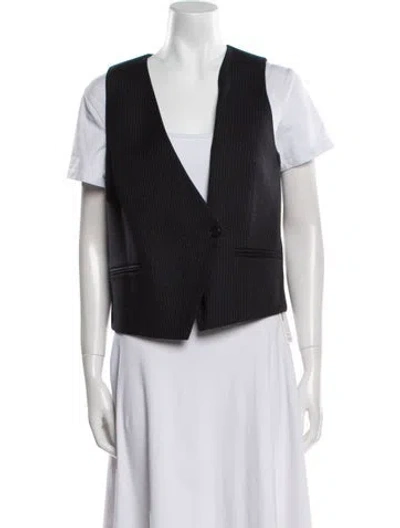 Pre-owned Rohe Virgin Wool Vest In Black