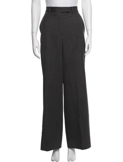 Pre-owned Rohe Virgin Wool Wide Leg Pants In Grey