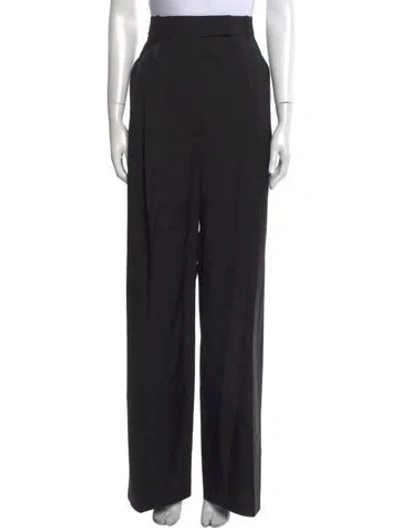Pre-owned Rohe Virgin Wool Wide Leg Pants W/ Tags In Black