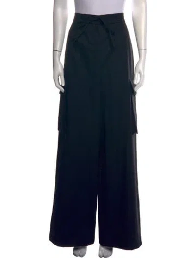 Pre-owned Rohe Virgin Wool Wide Leg Pants W/ Tags In Black