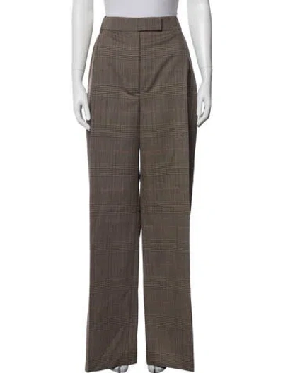 Pre-owned Rohe Virgin Wool Wide Leg Pants W/ Tags In Brown
