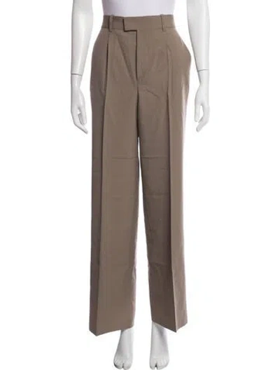 Pre-owned Rohe Virgin Wool Wide Leg Pants W/ Tags In Neutrals