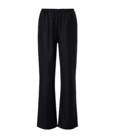 Rohe Virgin Wool Wide-leg Pants In Black