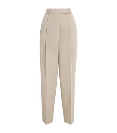 Rohe Róhe Virgin Wool-blend Daria Trousers In Neutral