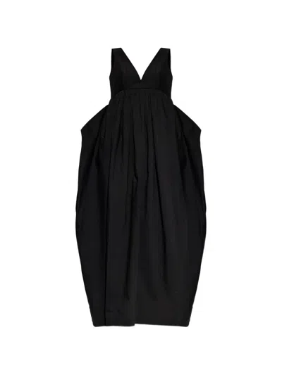 Rohe V-neck Maxi Dress In Black